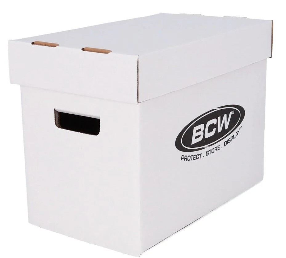 (3x) BCW Magazine Storage Box- Corrugated Cardboard Storage Box