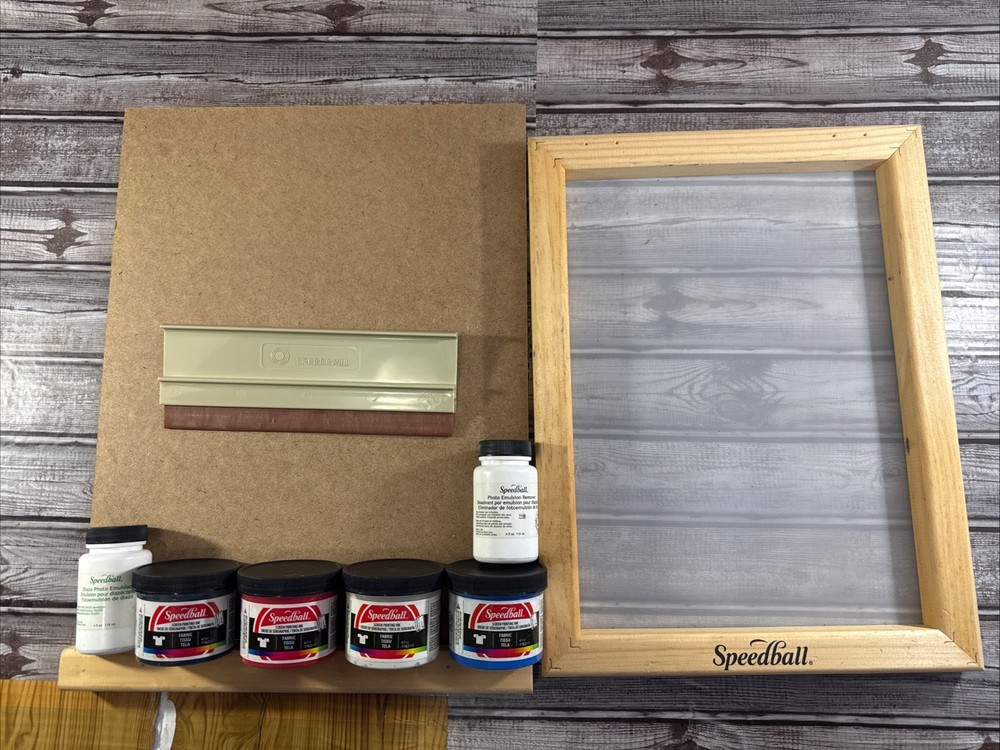 Speedball Screen Printing Kit with Inks, Accessories