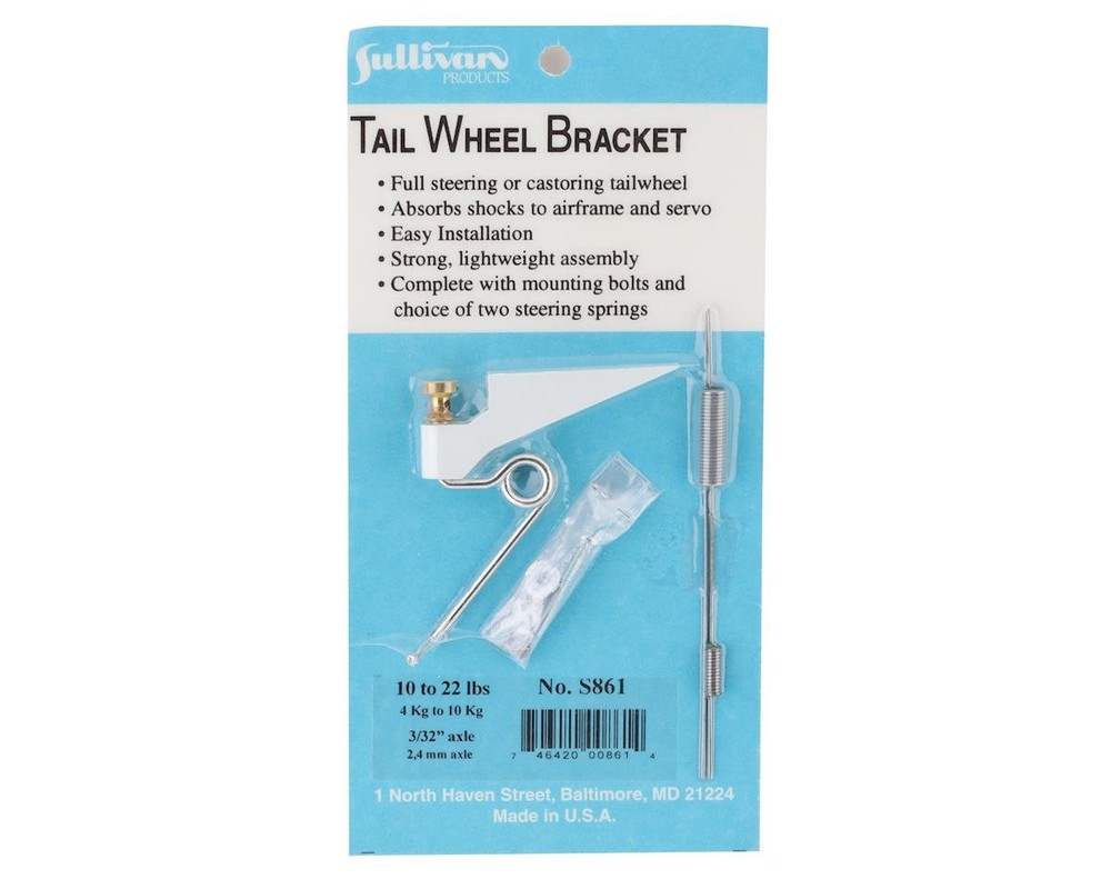 Sullivan Tailwheel Bracket, .60-1/4 [SUL861]