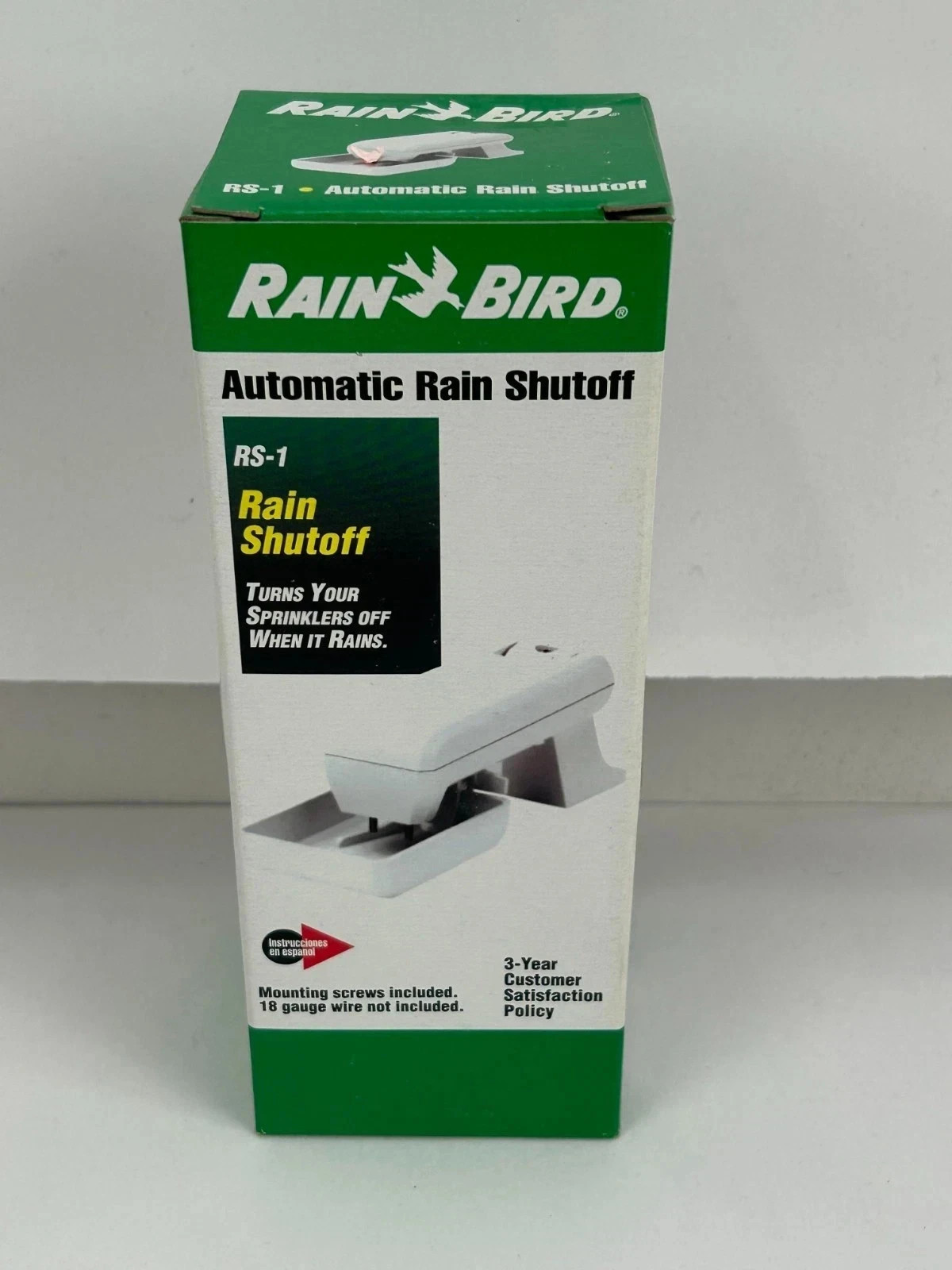NEW Rain Bird Automatic Rain Shutoff RS-1 Wired Rain Sensor