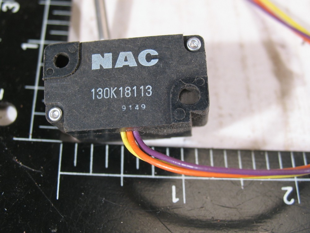 Rotary stroke NAC Micro Switch #130K18113