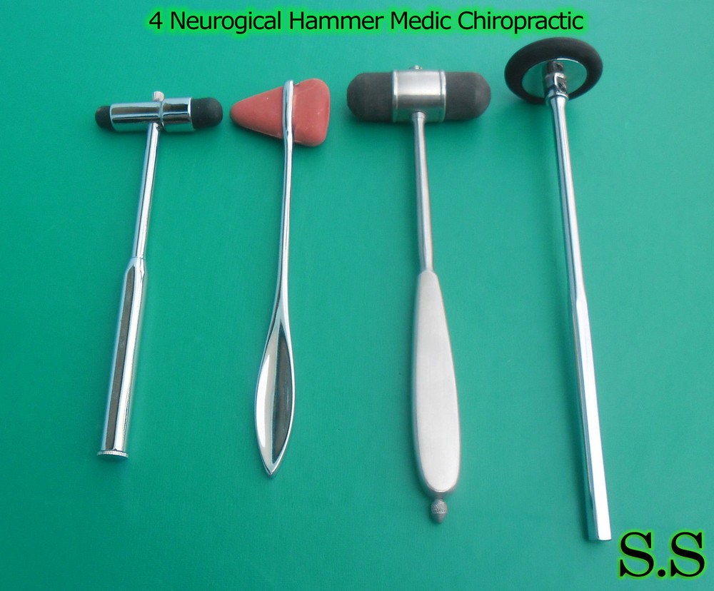 4 Neurological Hammer Medic Set Chiropractic Physical Therapy