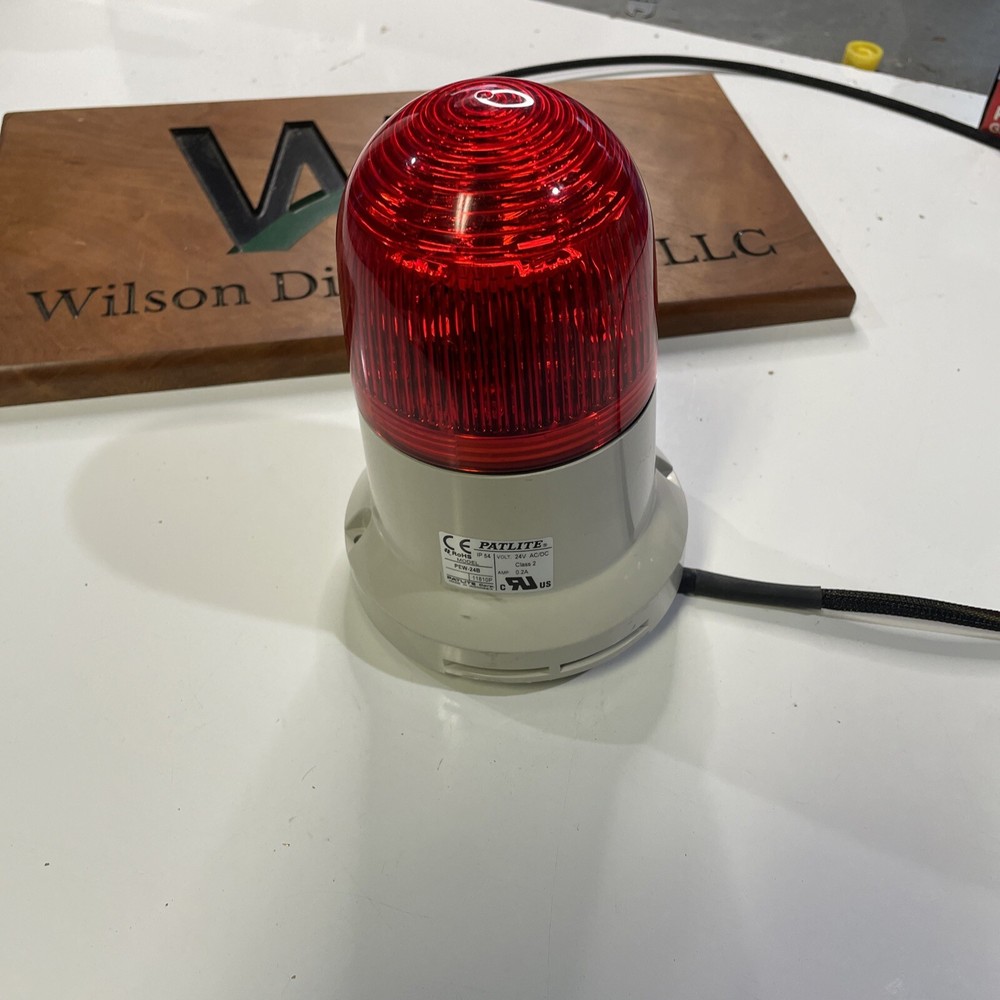 Patlite PEW-24B Red Beacon Light - NEW
