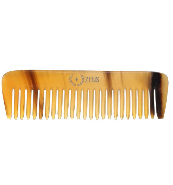ZEUS Natural Horn BEARD and Mustache Comb