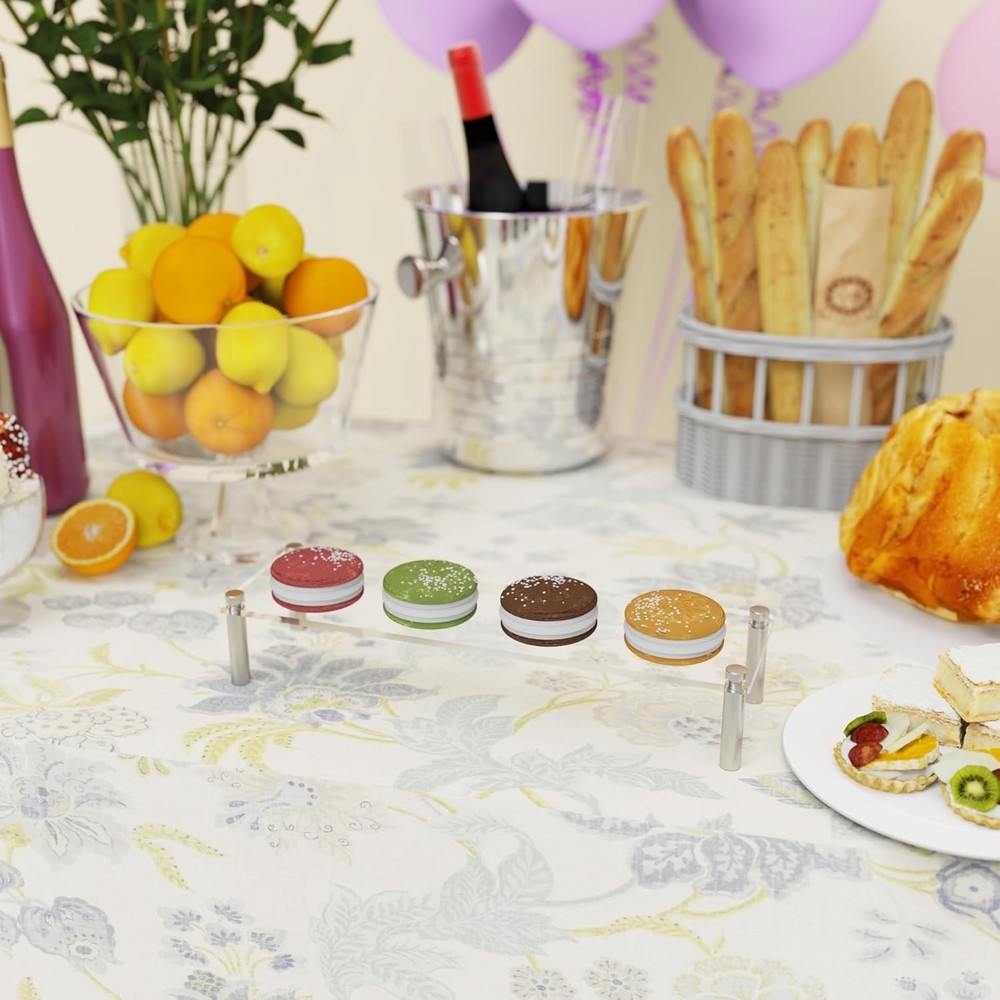 Versatile Acrylic Riser Display Shelf for Cupcakes, Cosmetics & More - 1-Level