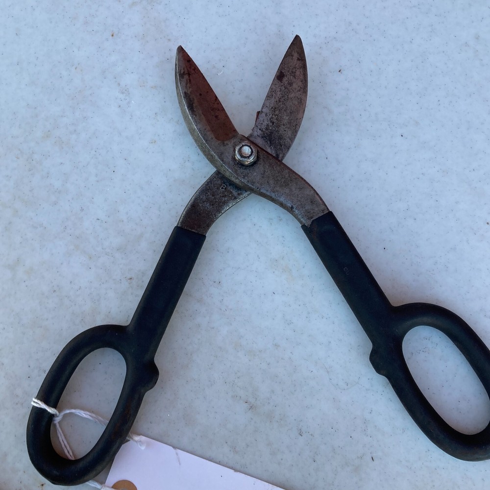 Task Force Tin Snips Shears Cutting Tool Drop Forged Solid Steel Blades 10 in