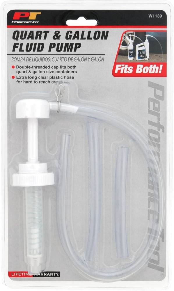 Versatile Fluid Pump & Hose for Efficient Vehicle Oil Changes - Patented Design