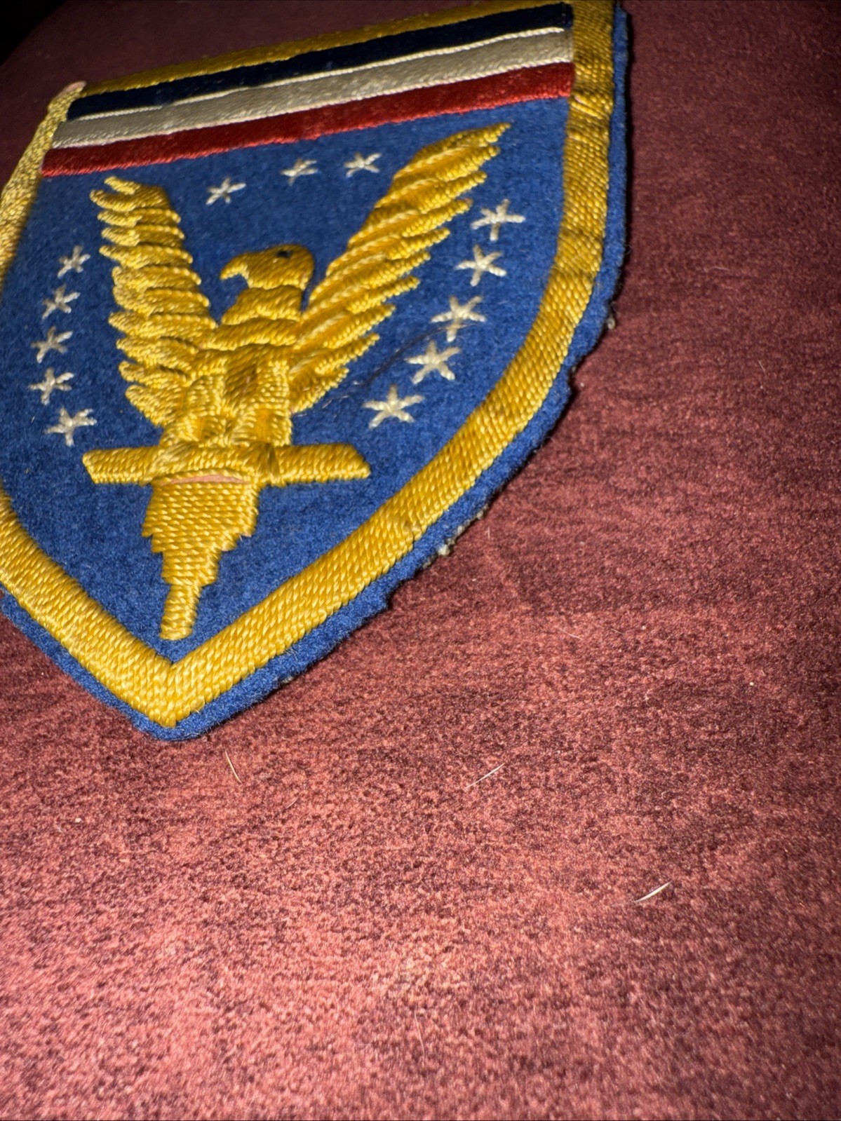 WW2 US ARMY EUROPEAN THEATER OF OPERATIONS PATCH - Theatre Made Likely English