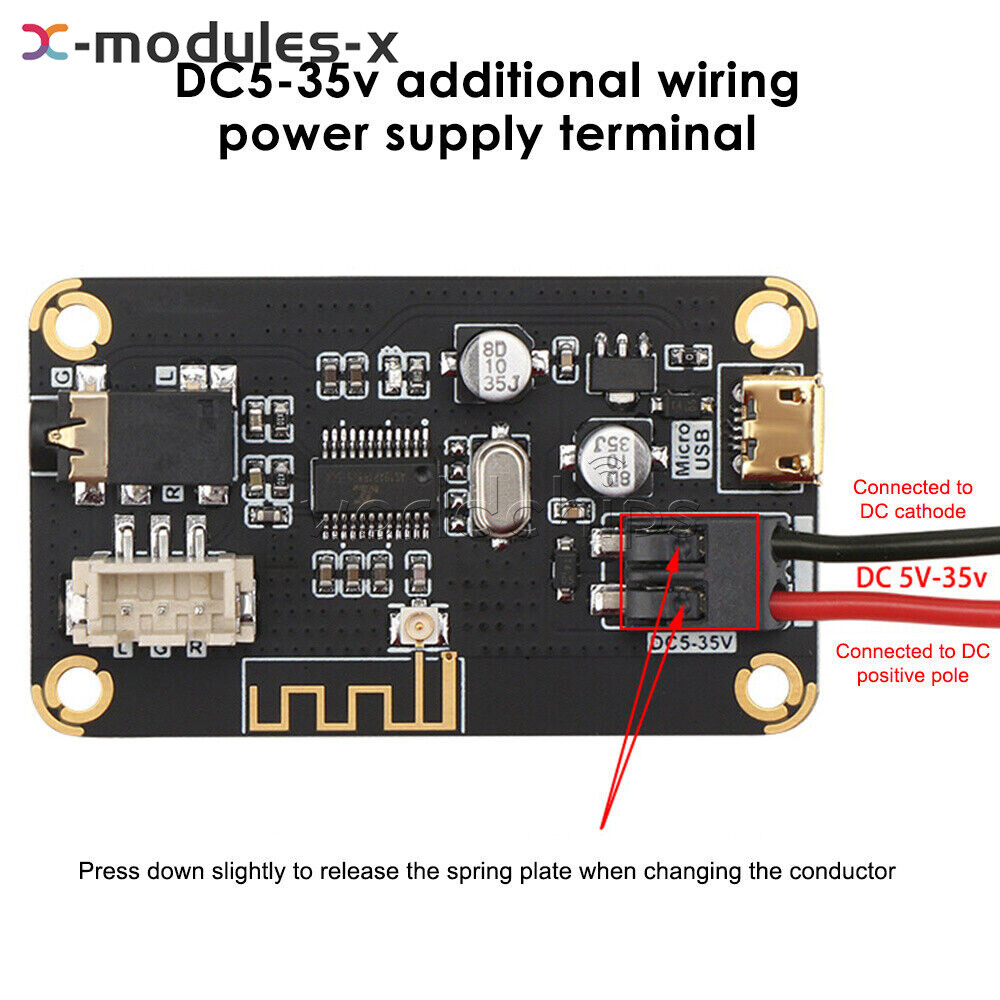 MP3 Bluetooth 4.2 Decoding Board Audio Amplifier Board Car Audio Receiver Module