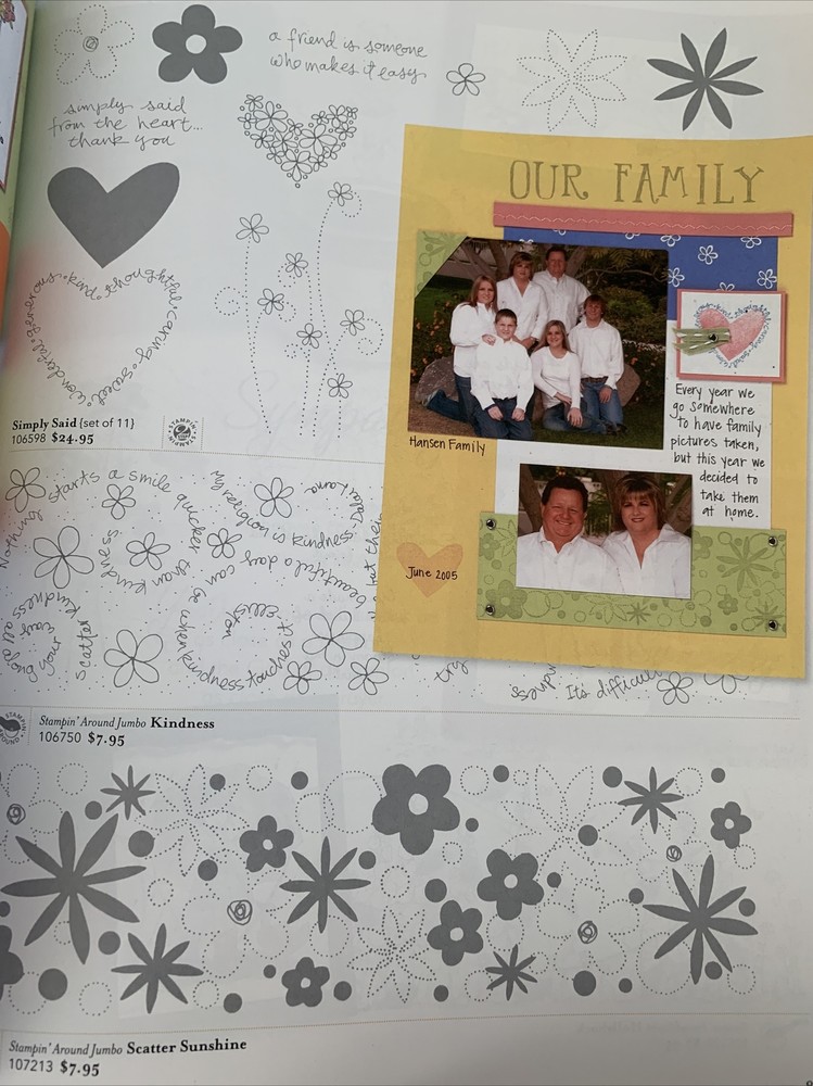 stampin up idea book catalog
