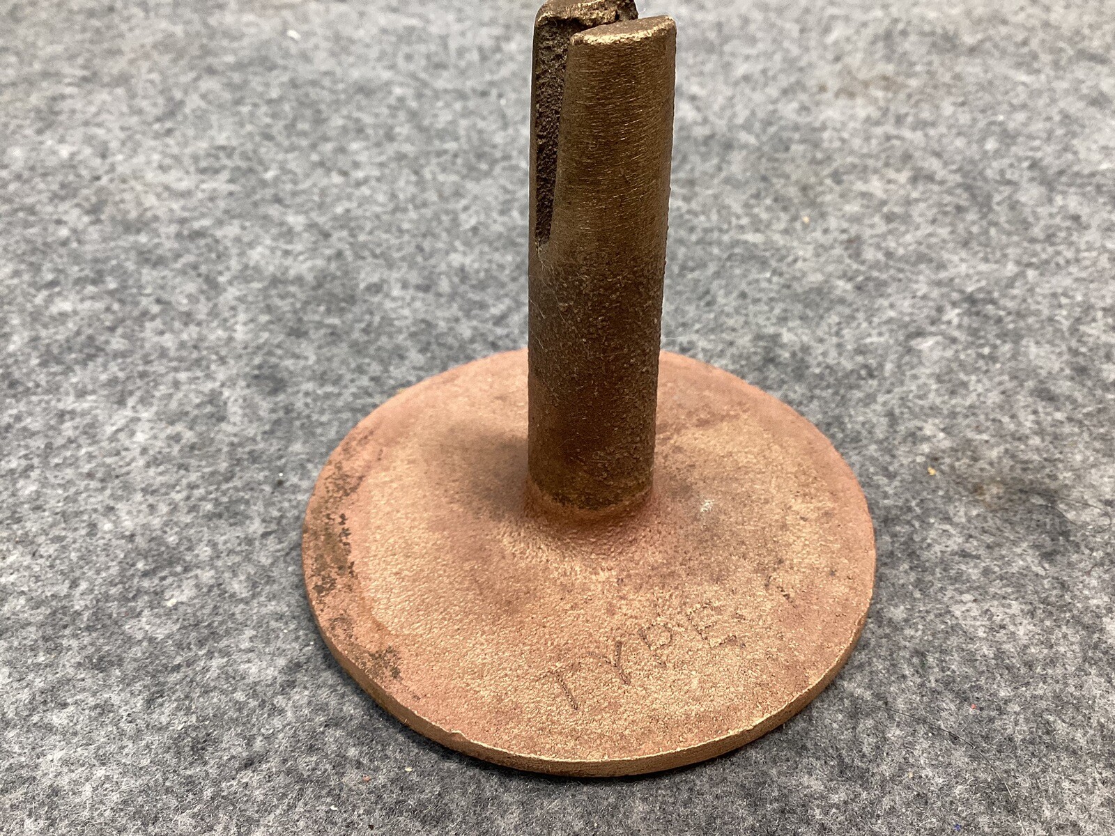 Vintage Brass U.S. Army Corp of Engineers Survey Mark Non Commissioned