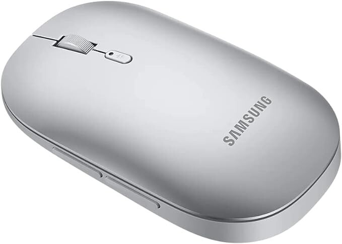 Samsung EJM3400DSEGUS Slim Bluetooth Mouse - Silver, Ergonomic 1000 DPI 5 Button