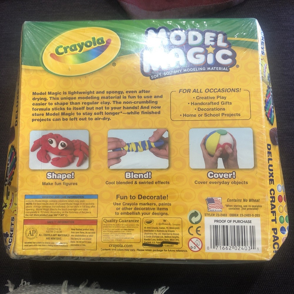 Crayola Model Magic Variety Set includes 12 sealed packs