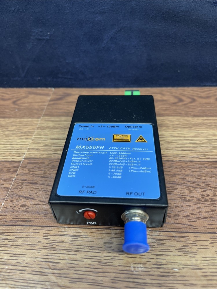 Maxcom MX555FH FTTH CATV Optical Receiver