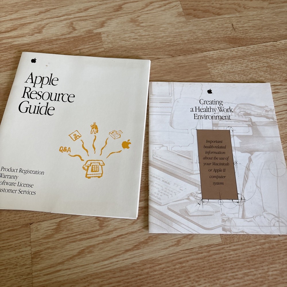 Macintosh II si Getting Started Package with System Disks, User Guide