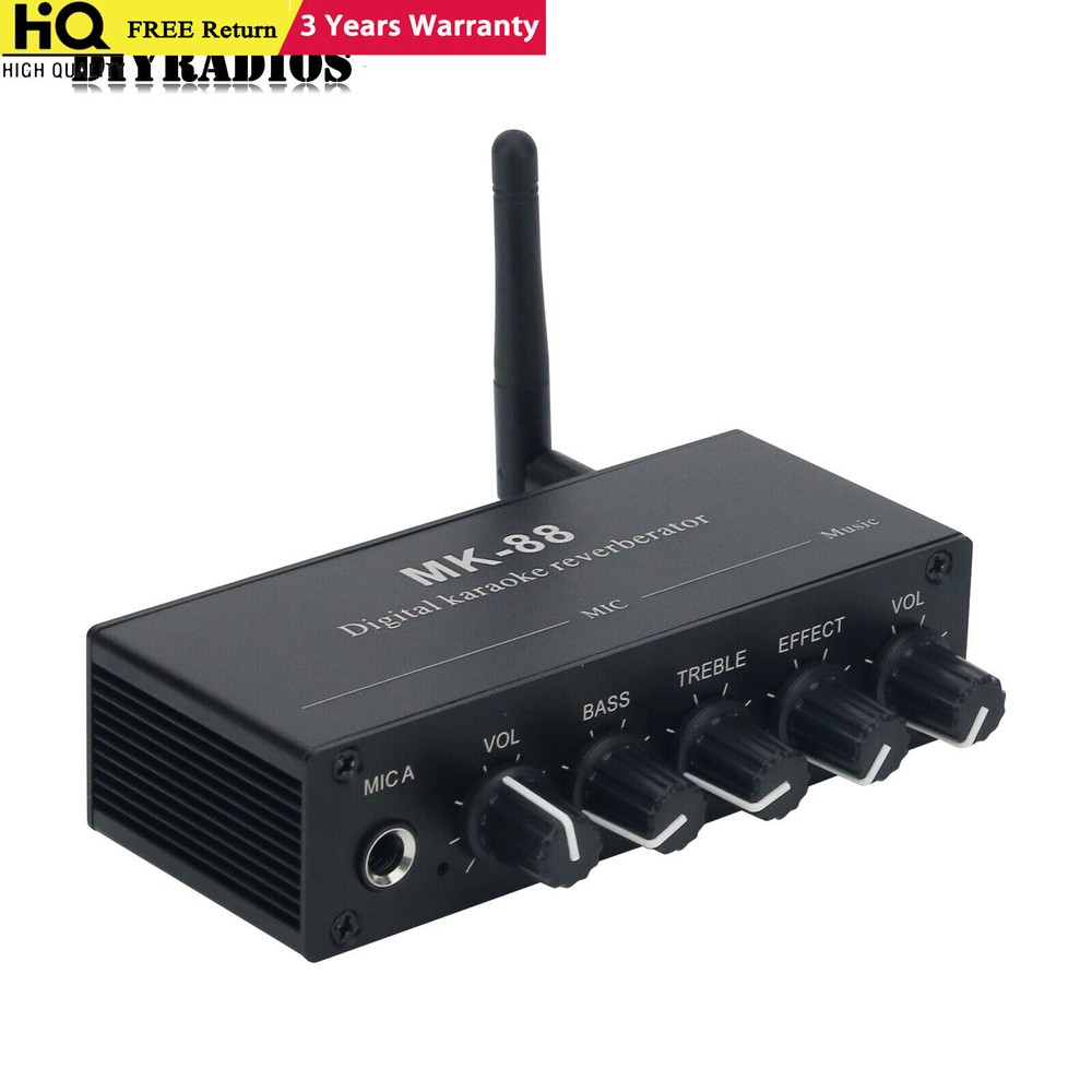 MK-88 Digital Karaoke Reverberator Bluetooth DAC Audio Decoder for Home Car KTV