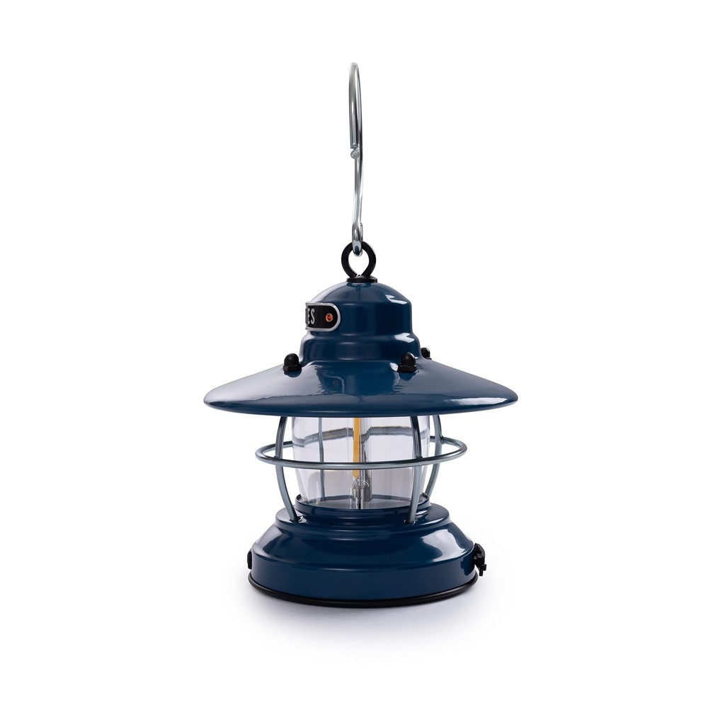 Barebones Edison Mini Lantern - Vintage Adjustable Camping Light (Ocean Blue)