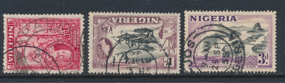 NIGERIA, Postmarks Apaba, Yaba, Jos