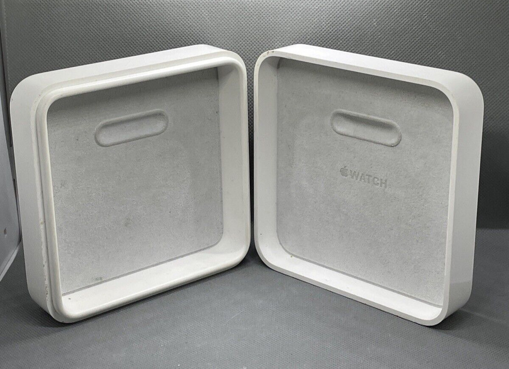 Original White Plastic BOX ONLY EMPTY For a Original Apple Watch