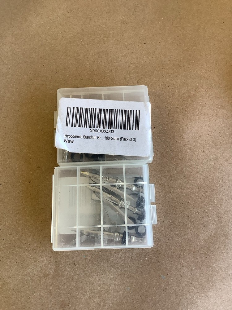2(3pk)Hypodermic Standard 2 Blade 100 Grain