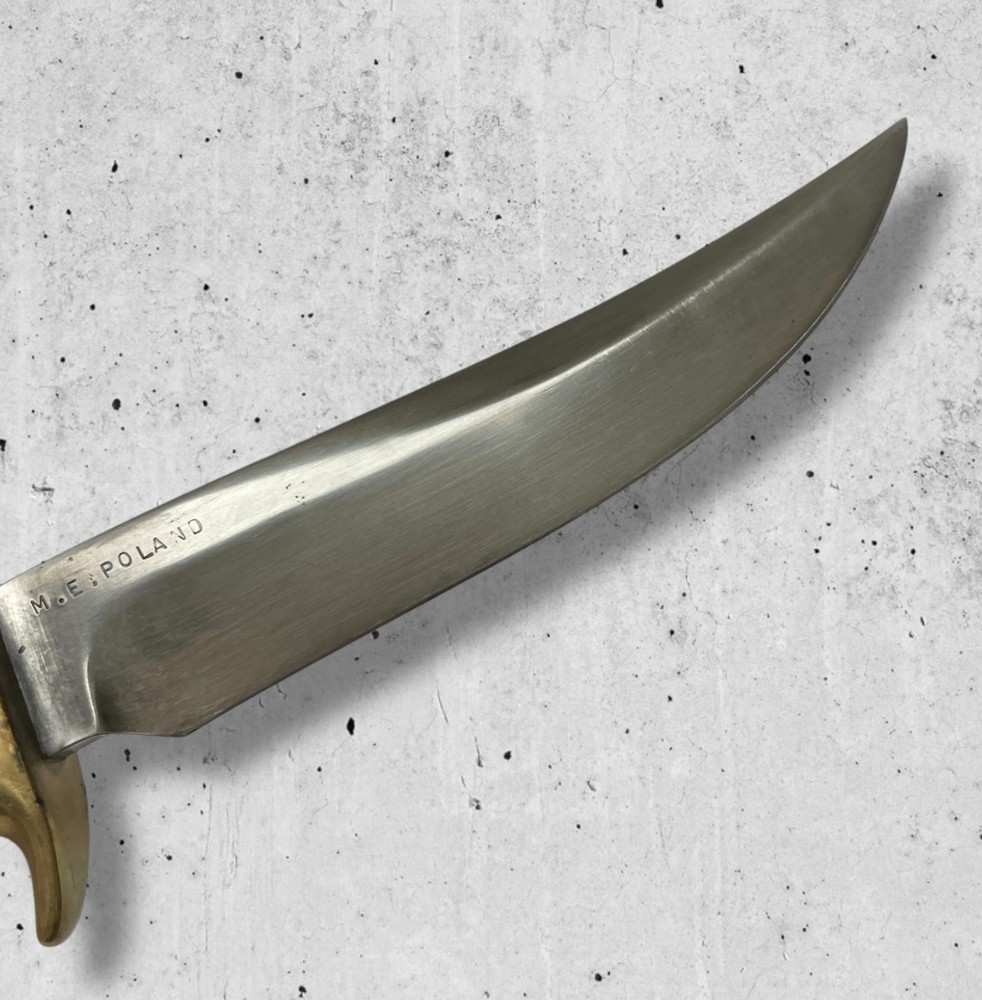Robert Parish 17 Fixed Blade Knife w/ Leather Sheath
