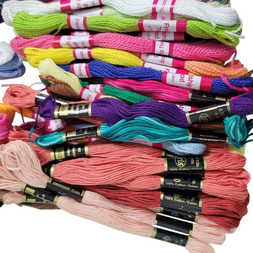 150+ Assorted Embroidery Floss DMC IRIS FRIENDSHIP THREAD