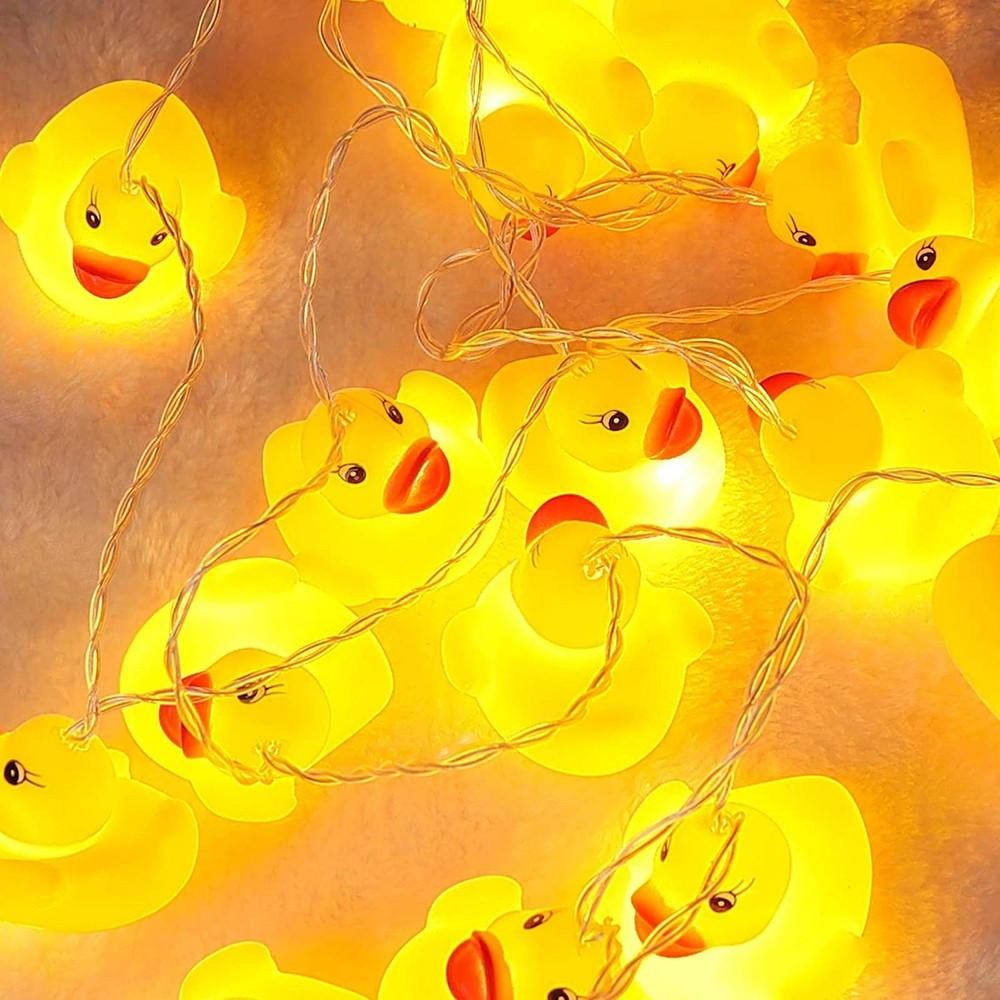 Garden Hanging String Light Cartoon Duck Ambient String Light for Indoor active