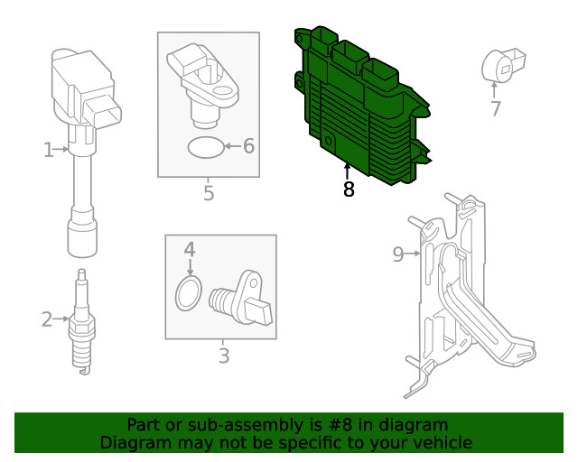 Genuine Nissan Engine Control Module (ECM) 23703-6LB2A