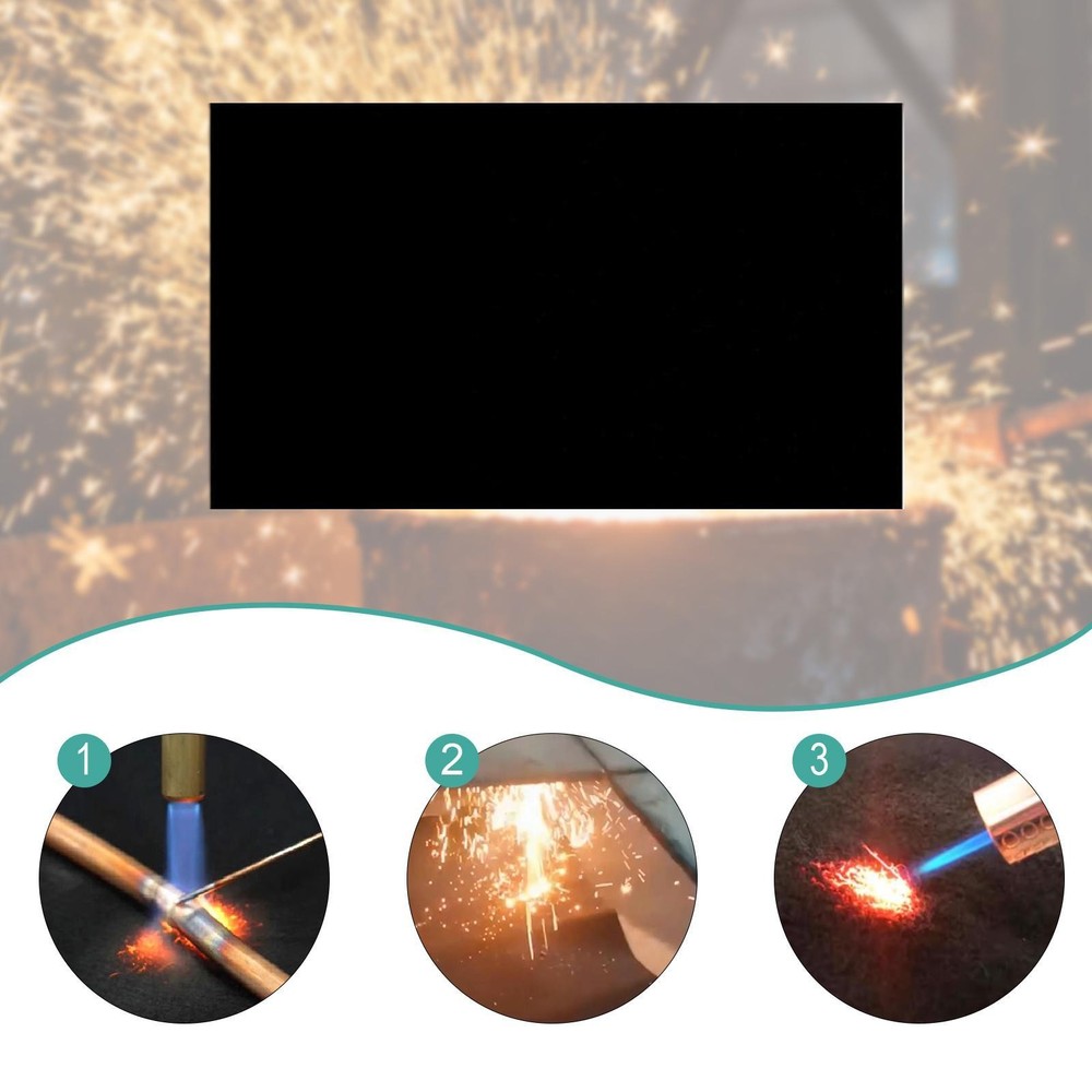 Fireproof Welding Blanket Fire Pit Mat 70x50cm Fire Resistant Pad Insulation Pad
