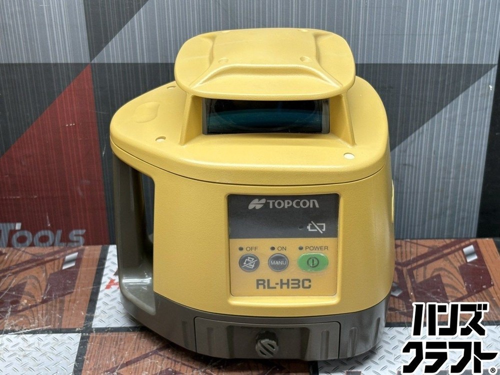 Topcon RL-H3C Rotating Rotary Laser Level Sensor W/Case, Receiver from JP