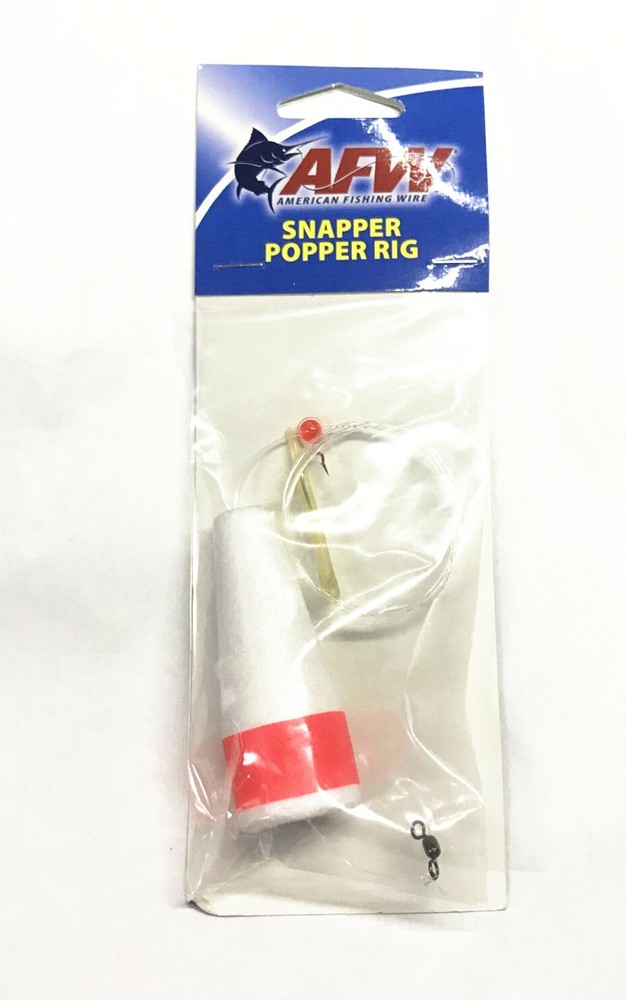 AFW Snapper Poppers Rig - 1 per pack