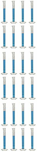 Eisco Labs 10ml Measuring Cylinders, Class B - Polypropylene - 24 Pack