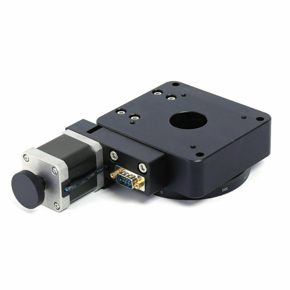 Motorized Rotation Stage Optical Rotary Table Electric Rotation Diameter 100mm