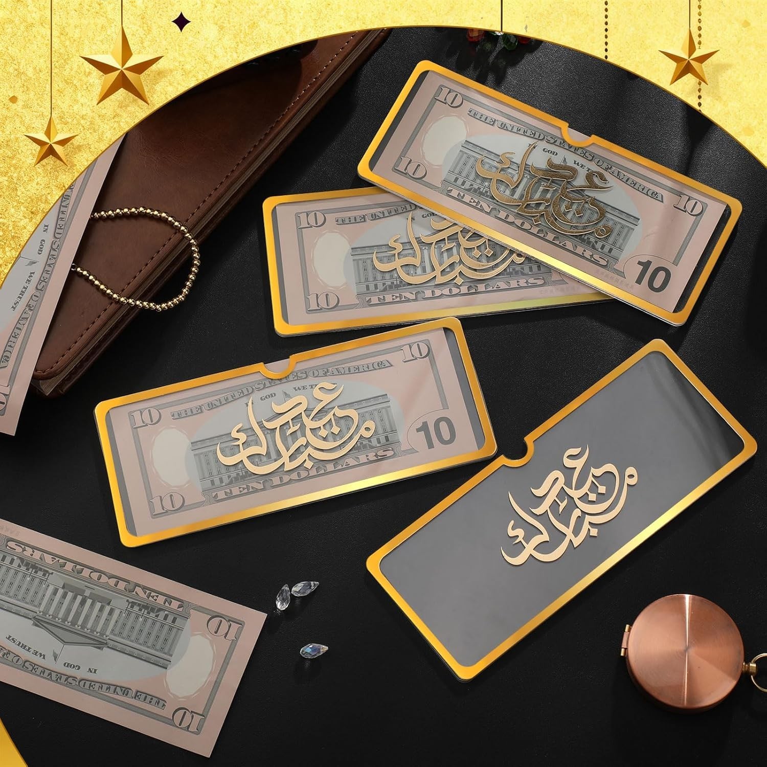 6 Pcs Eid Mubarak Money Envelopes