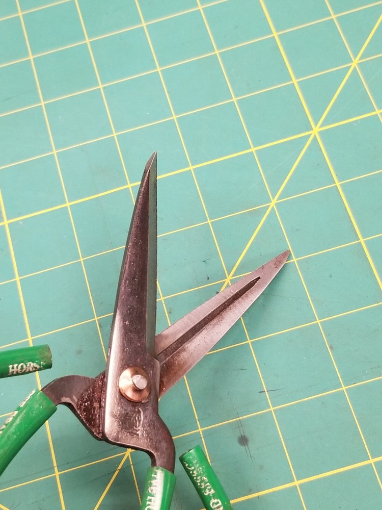 Vintage 8" Solid Utility Bonsai Shaping Pruning Shears Scissors Japan