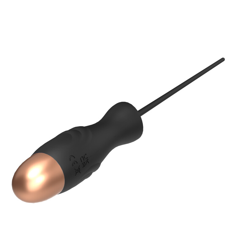 Flexible Silicone Electric Urethral Expander Dilator Penis Plug Chastity Device