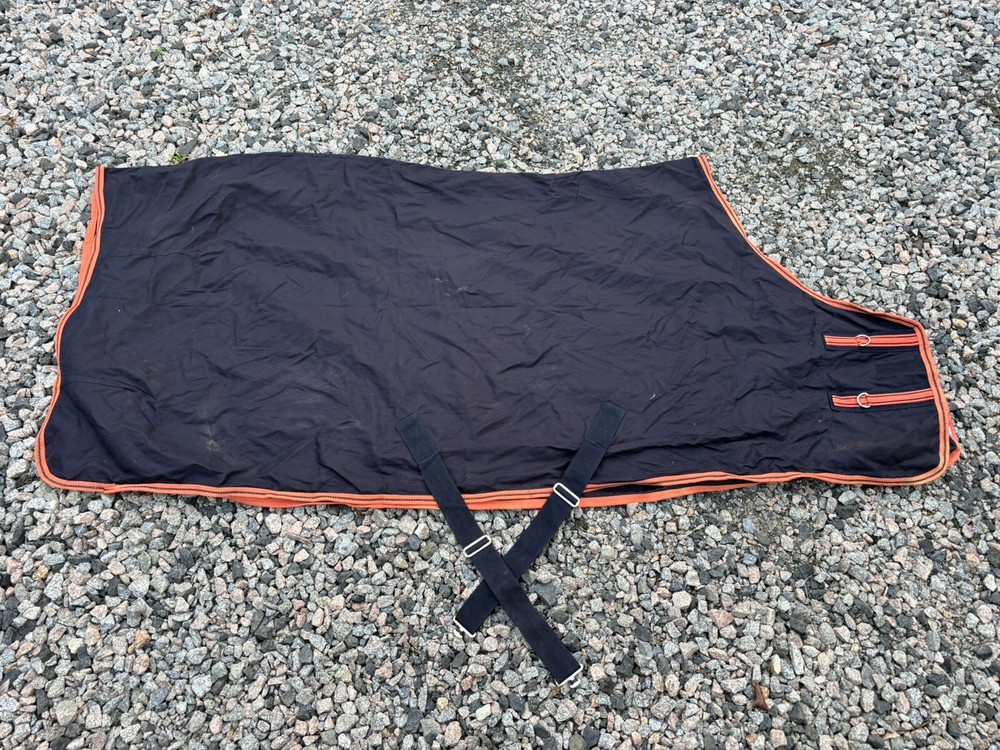78” Loveson Stable Sheet - Navy/Orange