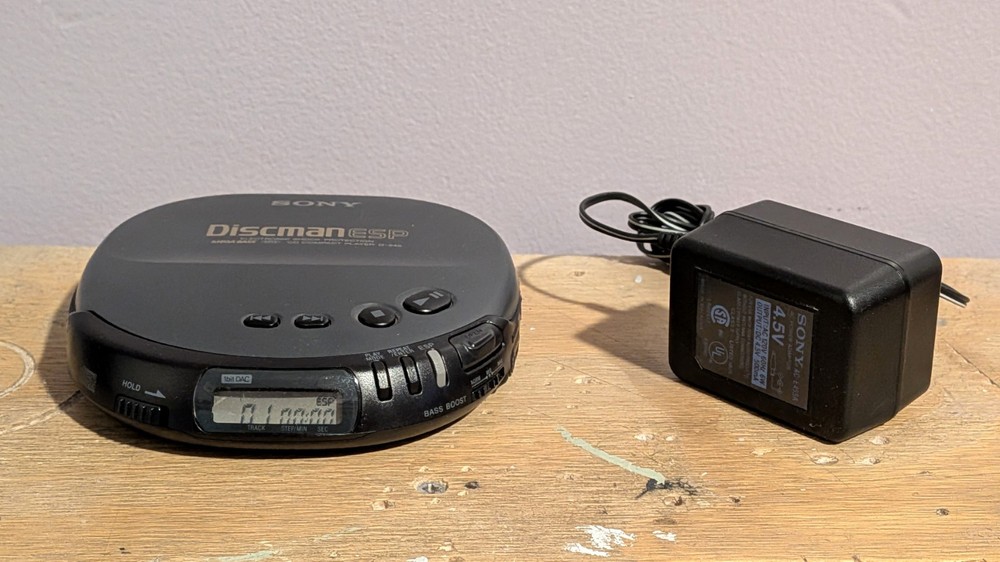 Sony Discman D-245 Portable CD Player, Tested, Working