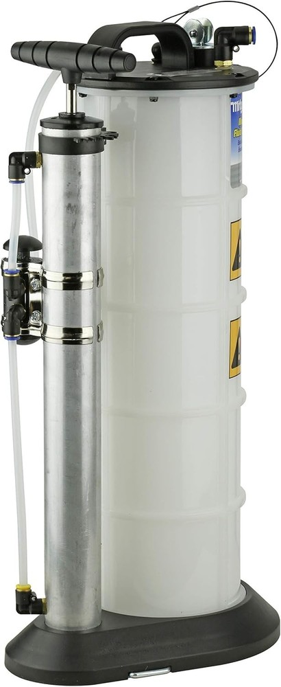 Versatile 2.3 Gallon Push Button Fluid Extractor - Chemical Resistant & Portable