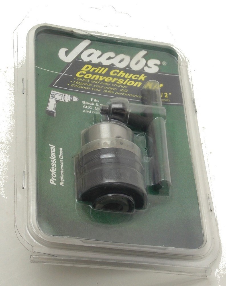 Jacobs Drill Chuck Conversion Kit 1/2" 13mm Drive Professional Replacement NEW