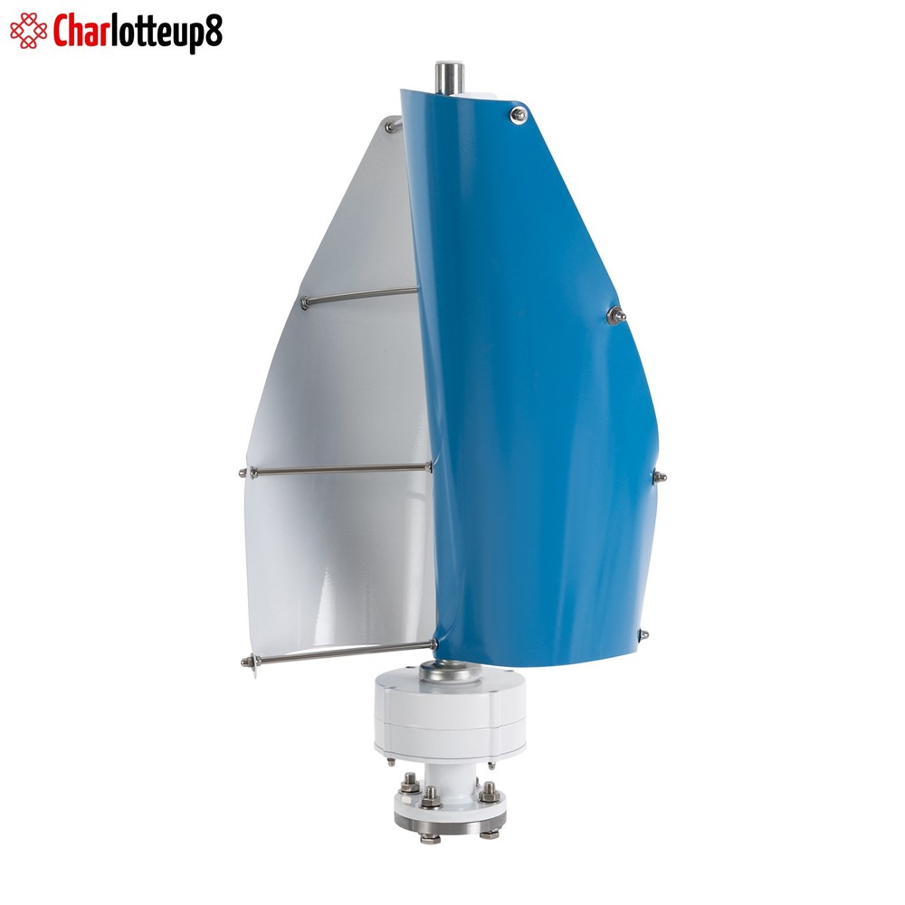 100W Vertical Axis Wind Turbine Generator 12V with Controller Home Windmill Kit