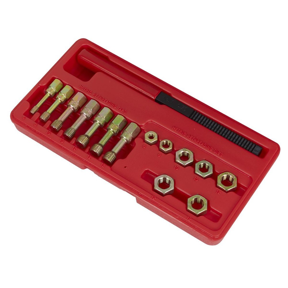 Sealey AK310 Re-Threader Kit 15pc Metric