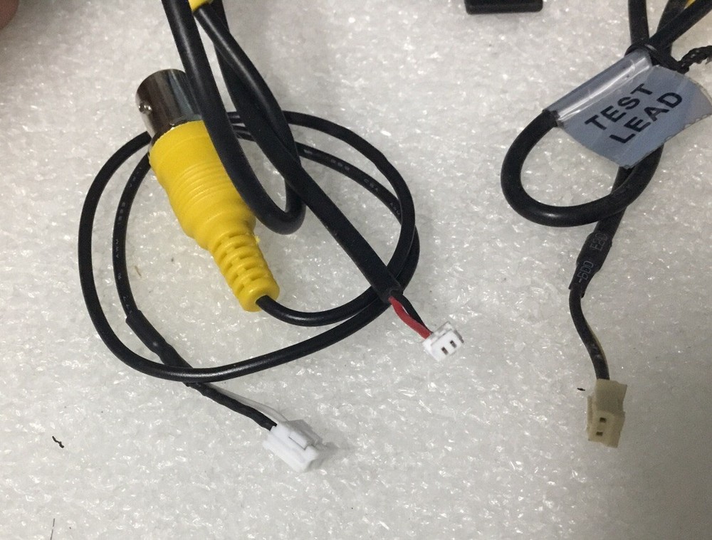 TEST LEAD for Surveillance CCTV Security Camera, 3 Different Size / Plugs + Key