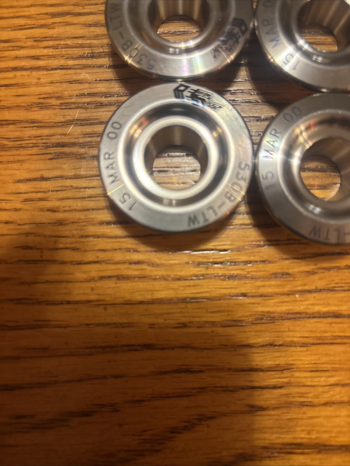 NEW Del West  Super 7 Titanium Retainers 530B-LTW