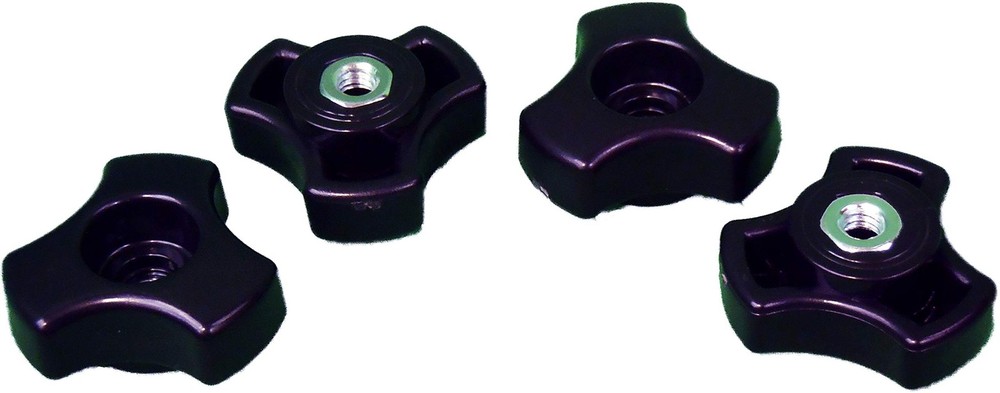Edmunds HC Handi Clamp Plastic Ball Knobs, 4-Pack