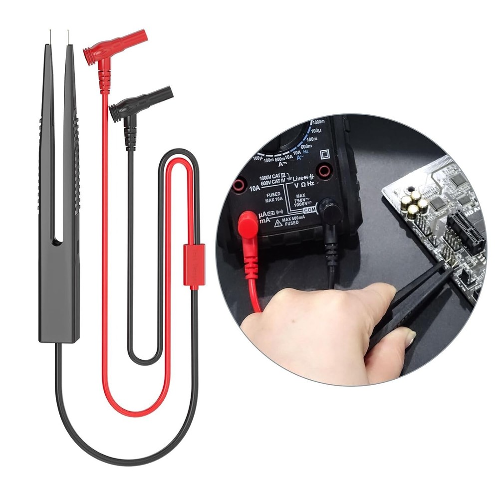 Comprehensive Multimeter Test Leads Kit with Replaceable Needles - 21PCS Set