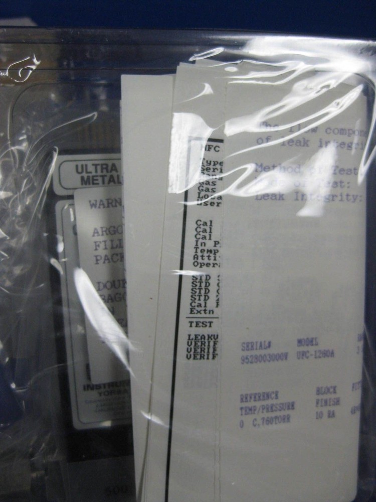 Unit UFC-1260A Mass Flow Controller, N2, 3SLM, Refurbished