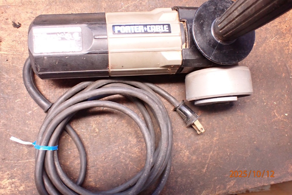 LOT EM; USA PORTER CABLE 7335  RANDOM ORBITAL SANDER MISSING PAD