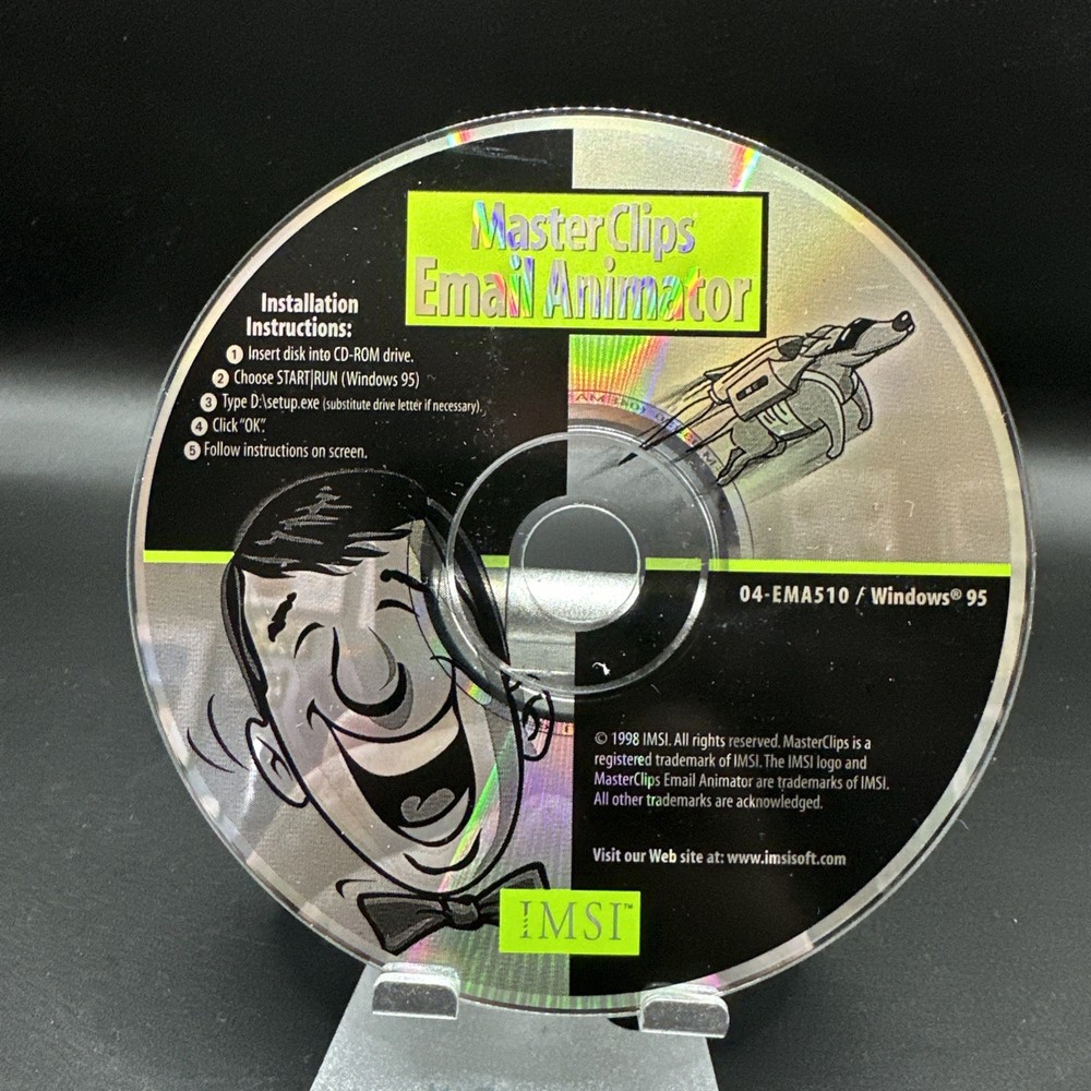 Master Clips Email Animator MasterClips Windows 95 1998