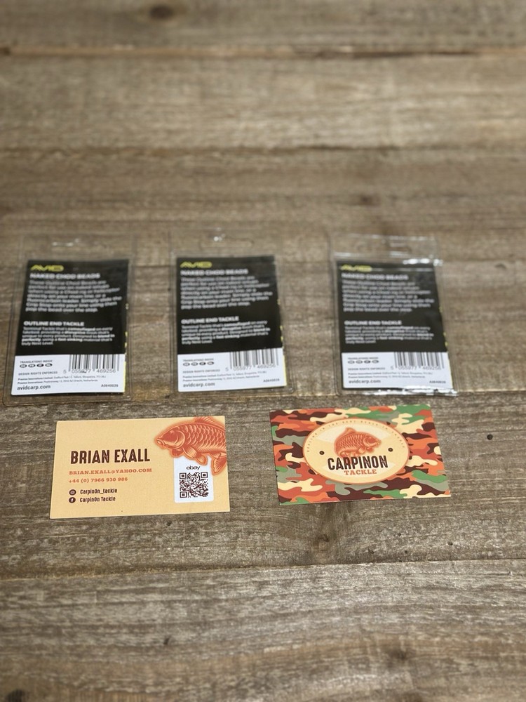 AVID NAKED CHOD BEADS - 3 Pack Bundle